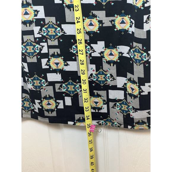 LuLaRoe Julia Dress Size Small NWT Black White Tribal Bodycon Fast Shipping - Picture 8 of 8